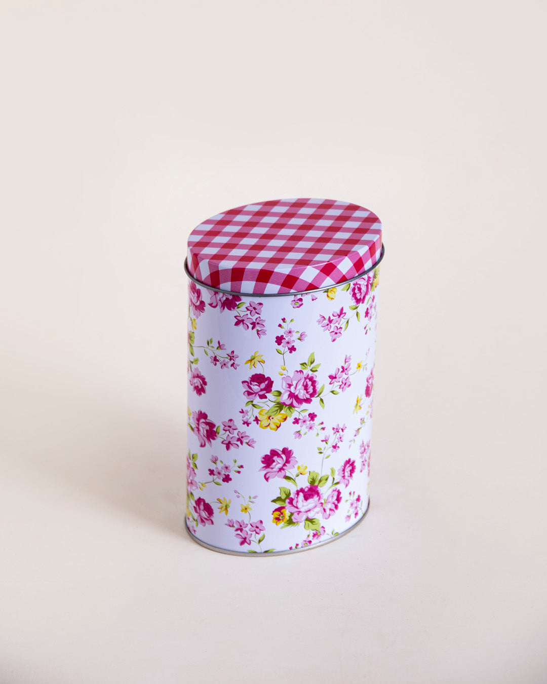 Floral Charm Storage Canisters - Set Of 2