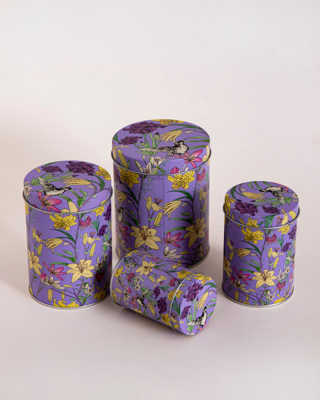 Vintage Floral Storage Canister - Set Of 4