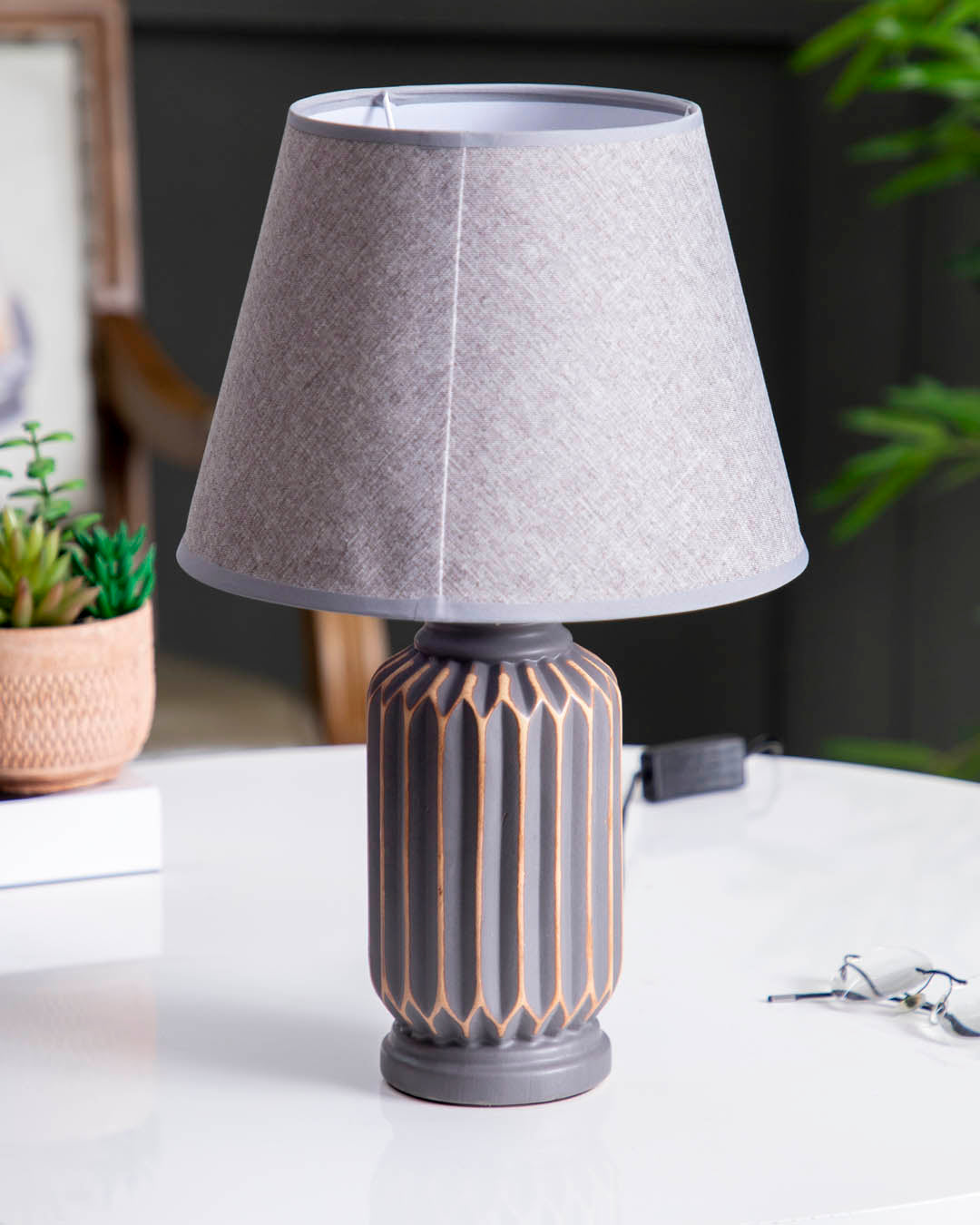 Adainville Table Lamp - Black