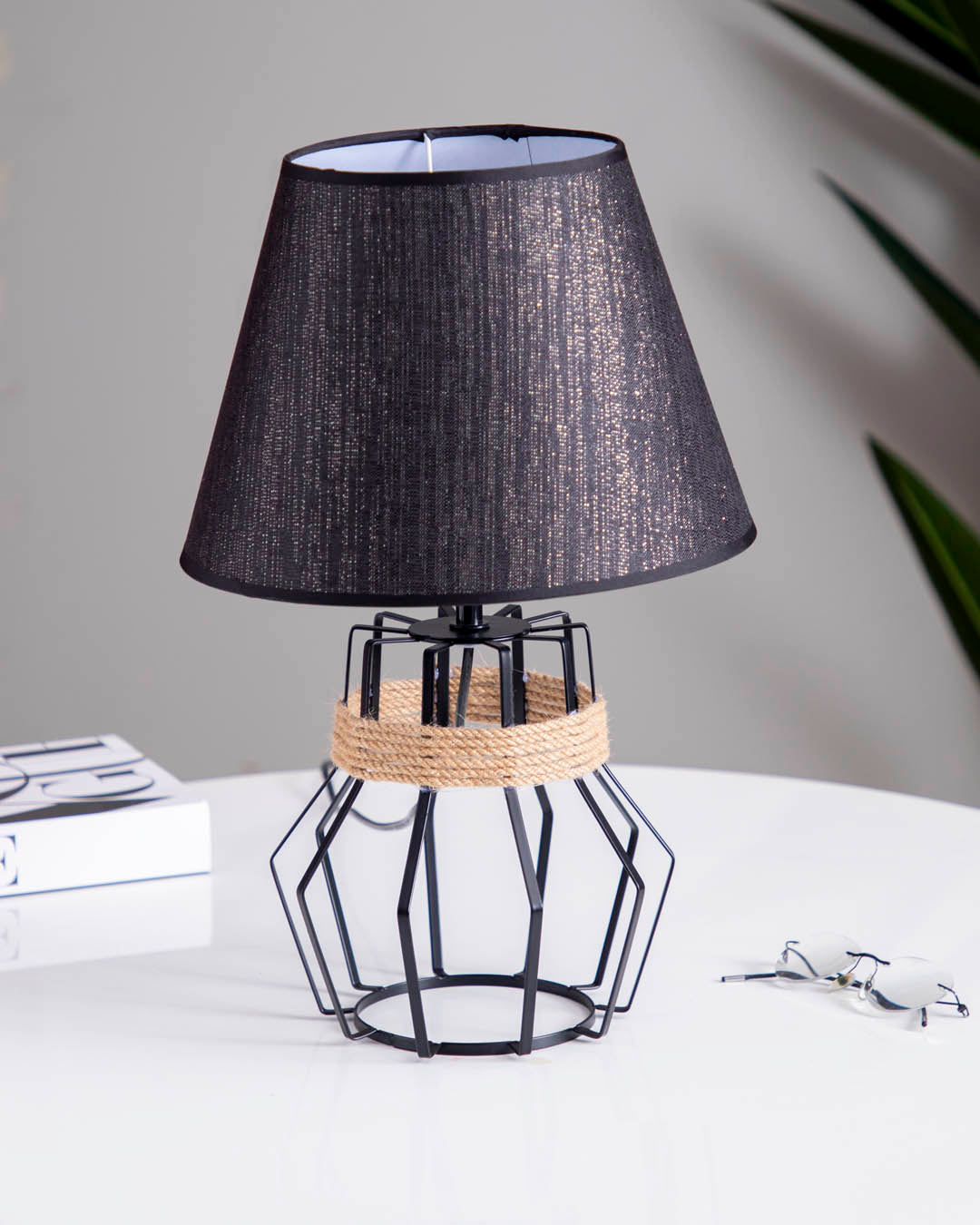 Ebony Table Lamp