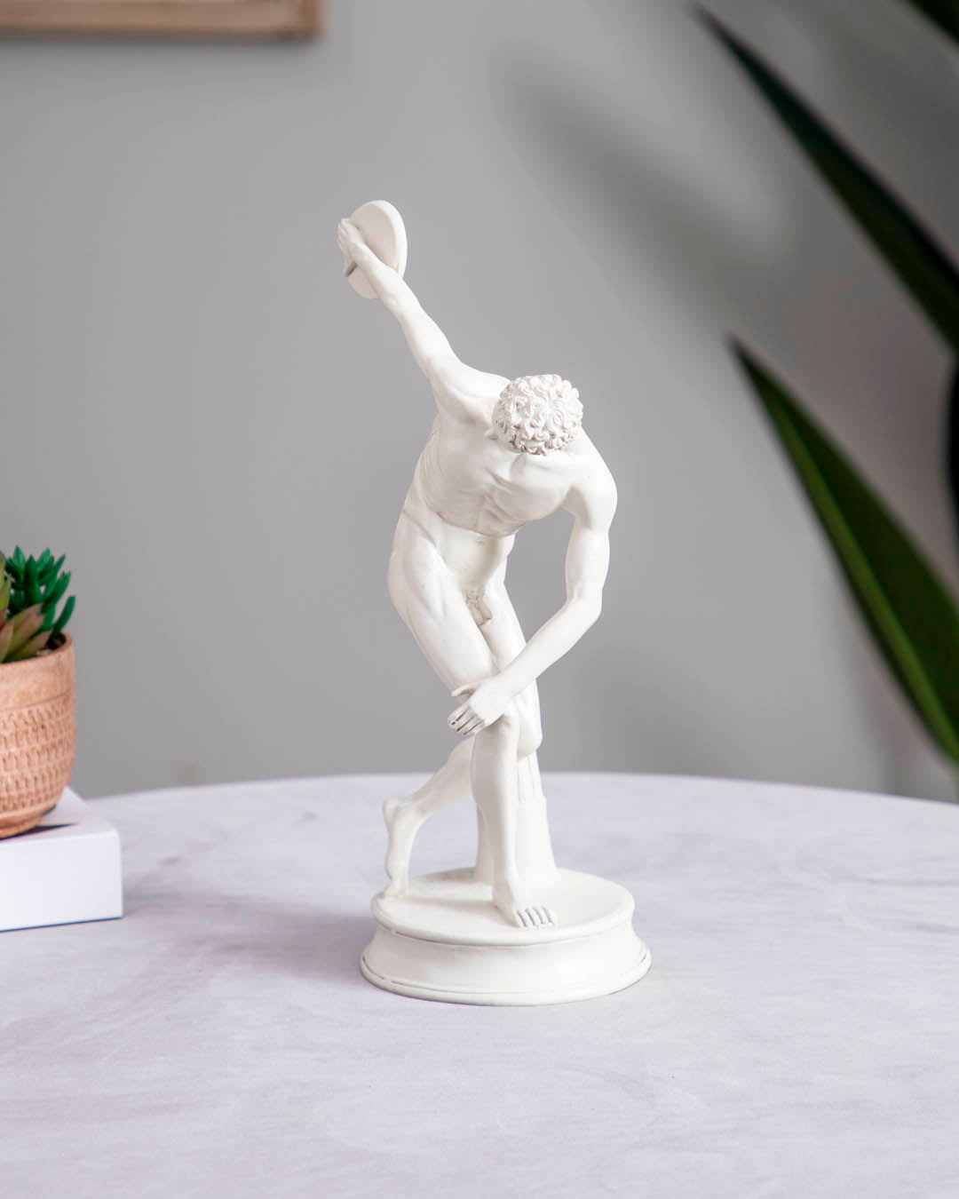 'Discobolus' Discus Thrower Greek Roman Statue