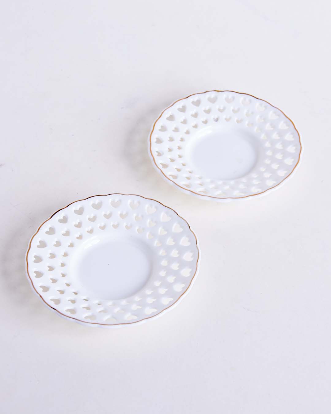 Heart Lace Edge Catchall - Set of 2