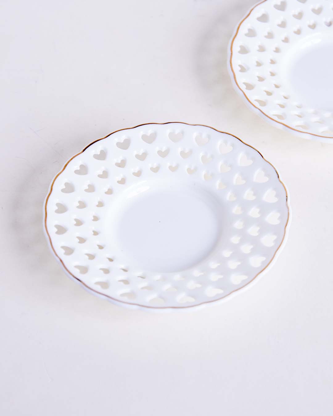 Heart Lace Edge Catchall - Set of 2