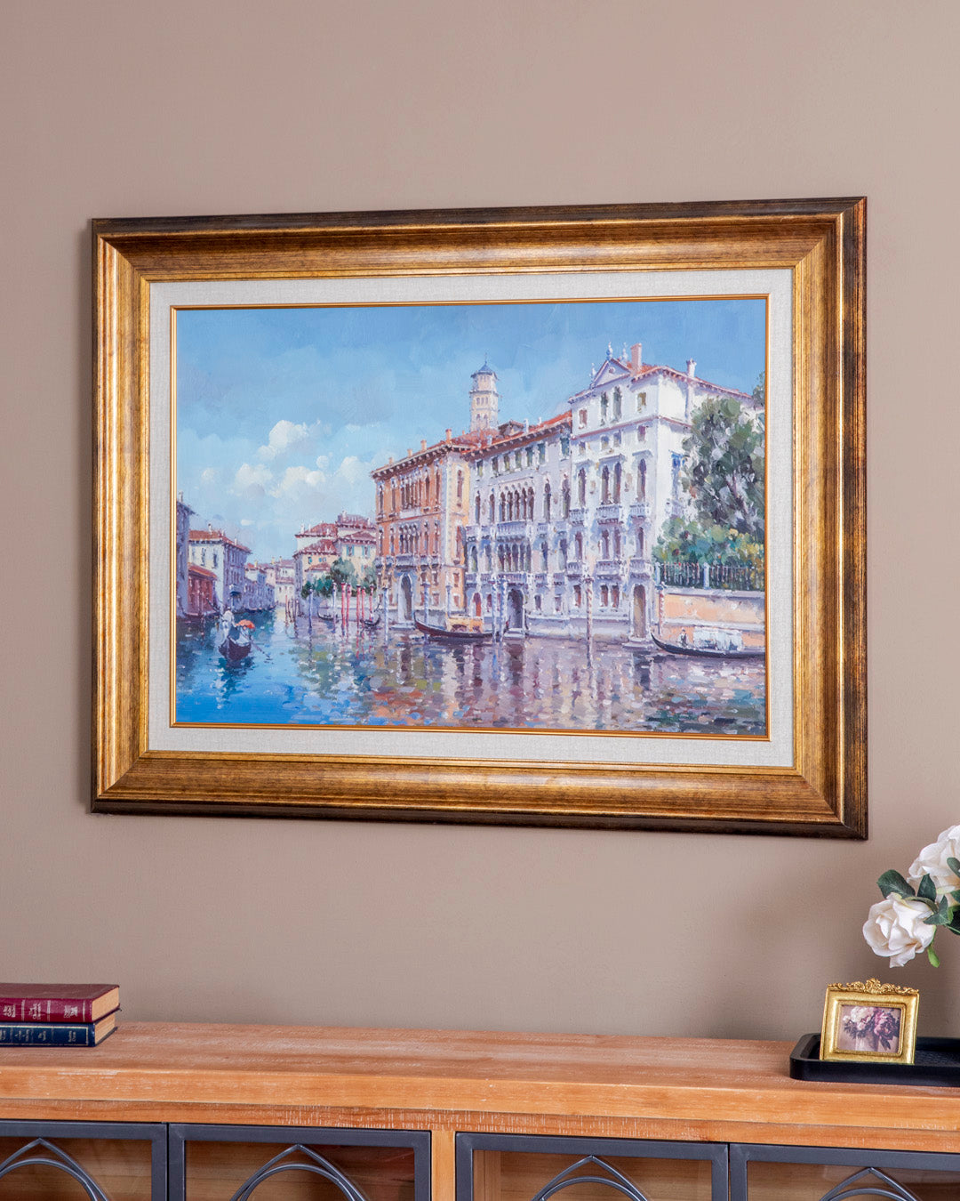 "Venice City" Handmade Oil Painting 34"x 46"