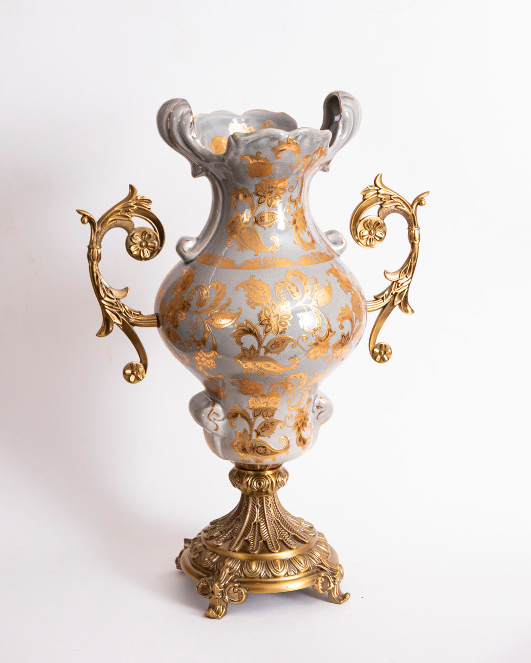 'Golden Celeste' Victorian Ornamental Vase