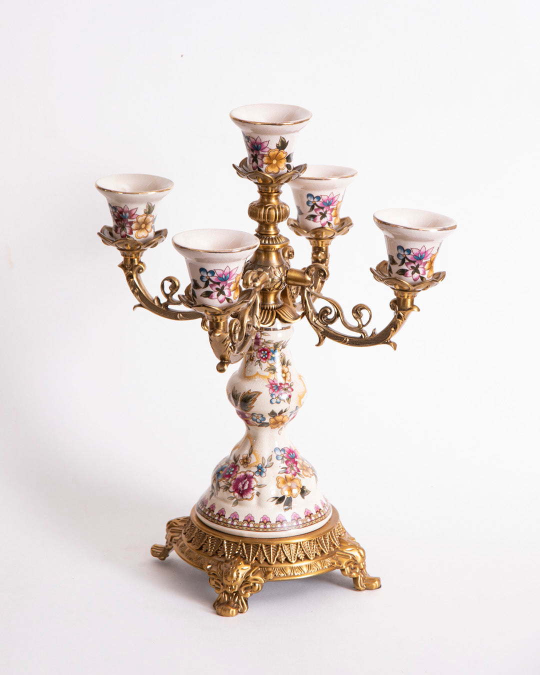 'Imperial Floral' Ornamental Candelabra - 5 Arm