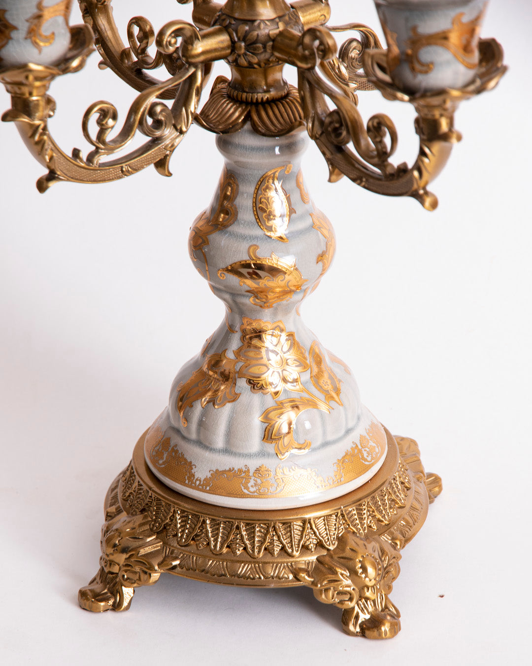 'Golden Celeste' Ornamental Candelabra - 5 Arm