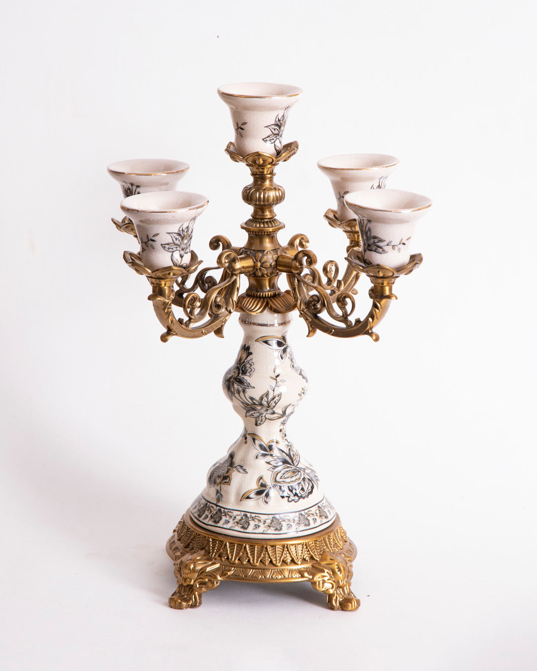 'Royal Noir' Ornamental Candelabra - 5 Arm