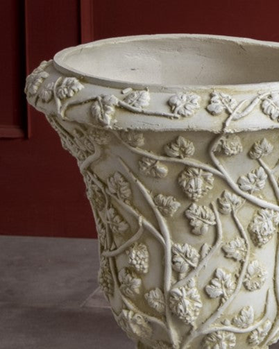 Tuscan Vine Relief Goblet Planter