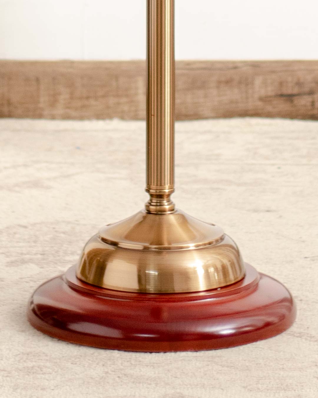 Opulent 'Seville' floor clock with red and gold design, a luxurious timepiece for an elegant home setup.