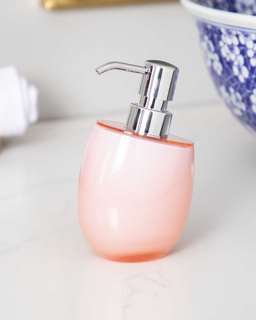 Gentle Glamour Soap Dispenser - Pink - The Decor Kart