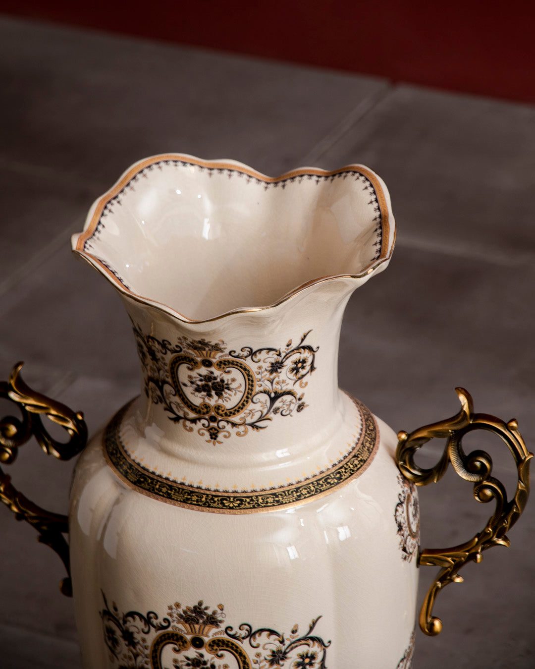 'Imperial Grace' Ornamental Floor Vase