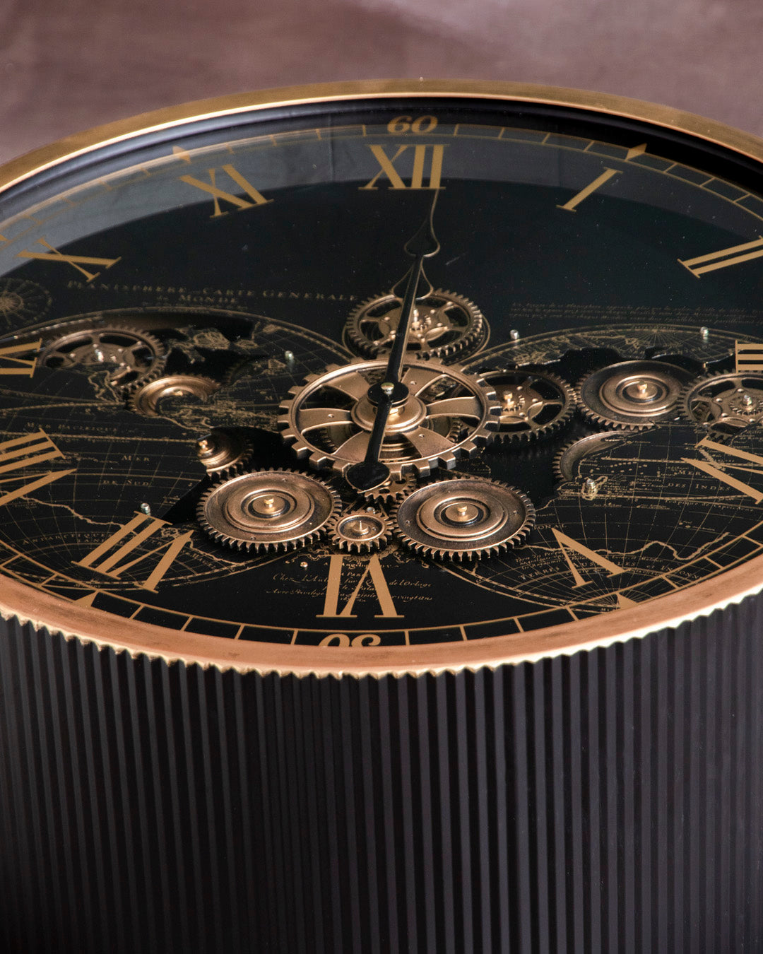 Gear Fusion Coffee Table with Clock Top - Small