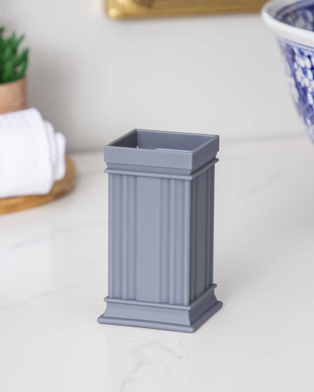 Traditional Contemporary 5 Piece Bathroom Set - Grey