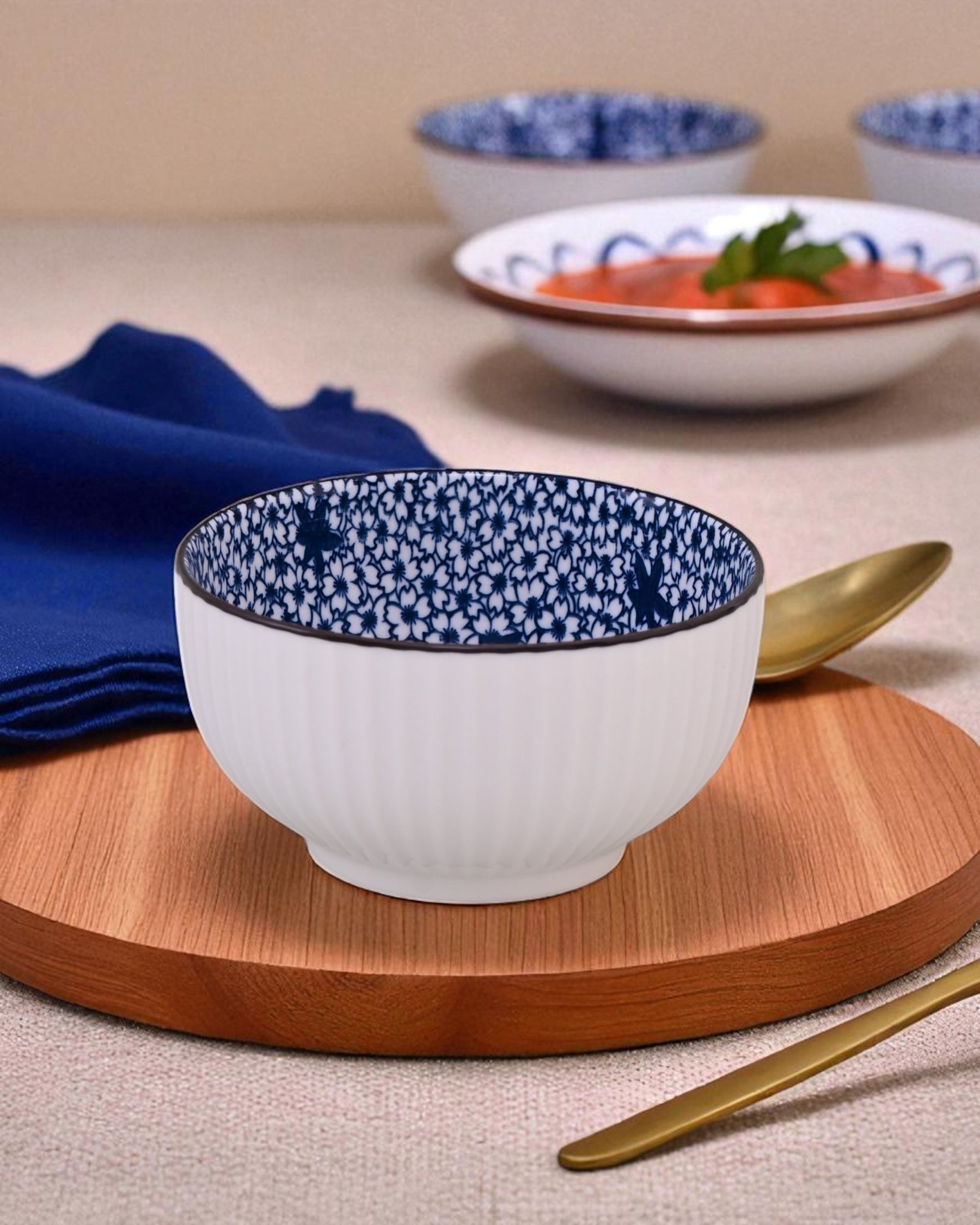 Blue Legacy Japanese-Style Bowl - Set Of 6