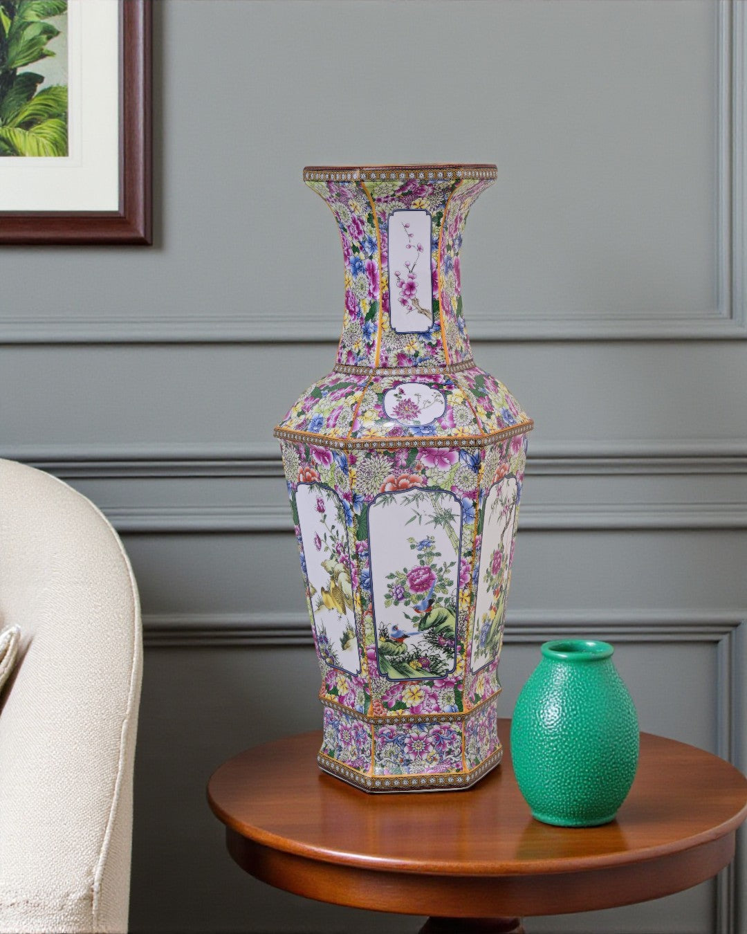 Dynasty Garden Cloisonné Vase