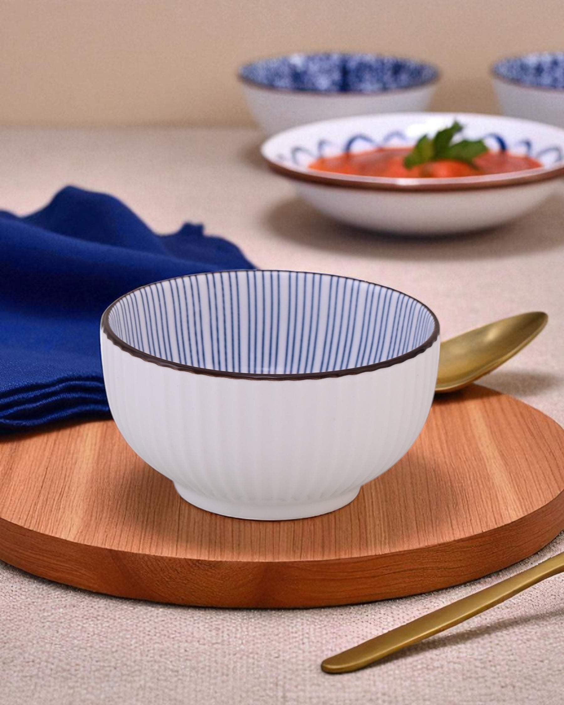 Blue Legacy Japanese-Style Bowl - Set Of 6