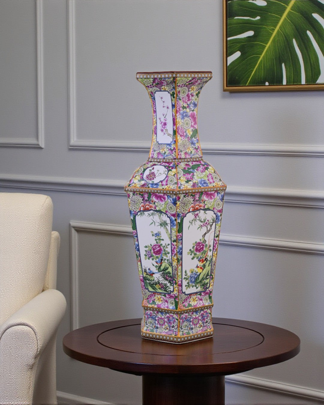 Dynasty Garden Cloisonné Vase