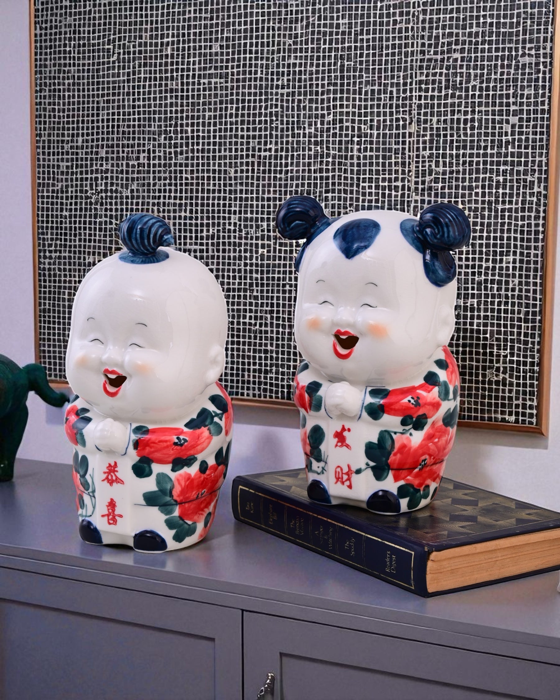 Blissful Blessing Kids Figurines - Set Of 2