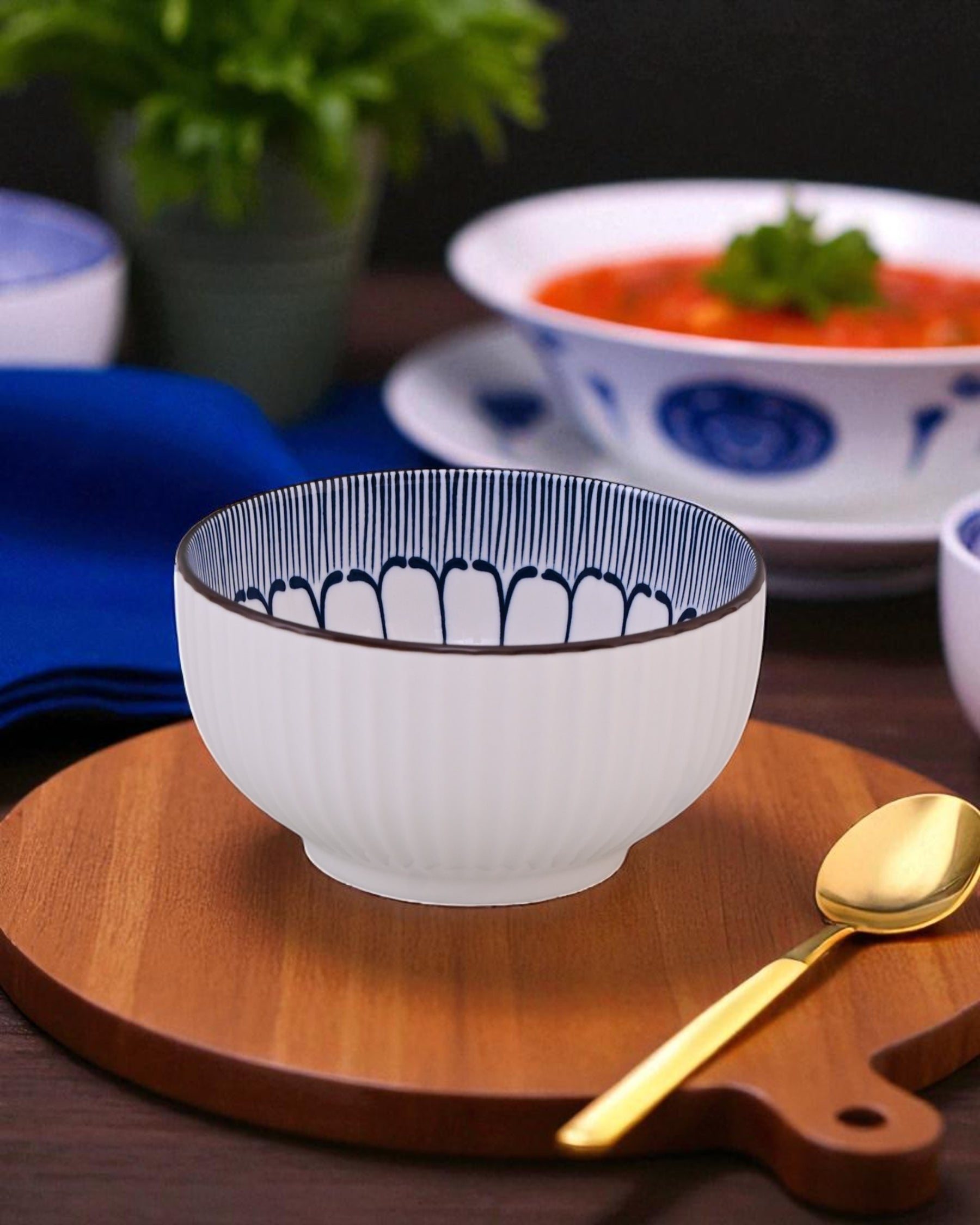 Blue Legacy Japanese-Style Bowl - Set Of 6