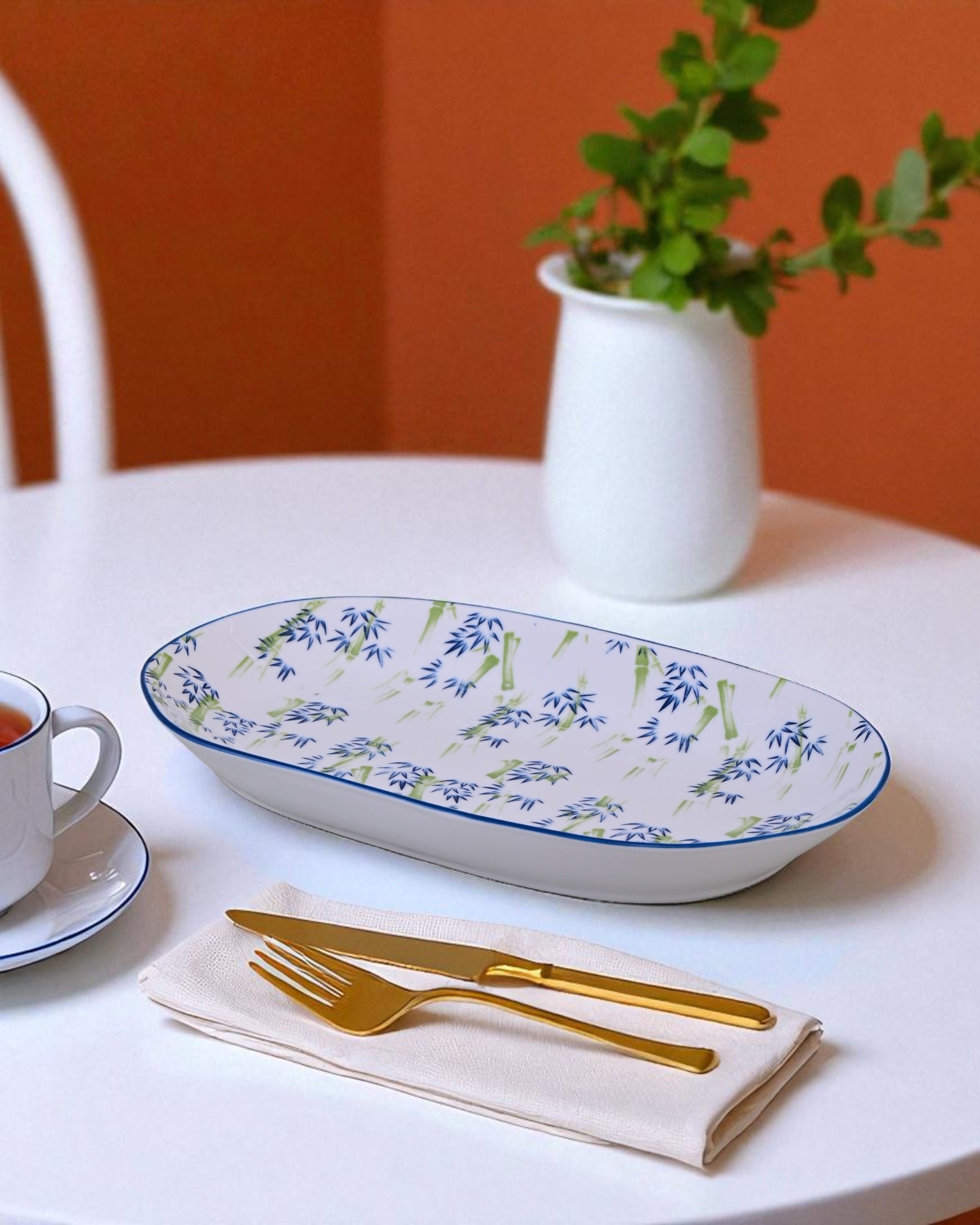 Tranquil Bamboo Serving Platter