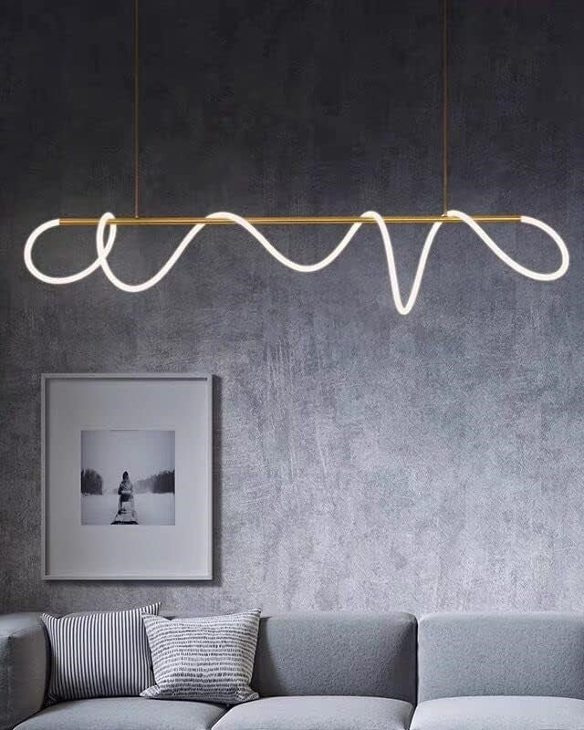 "Luma Wave" Linear LED Chandelier