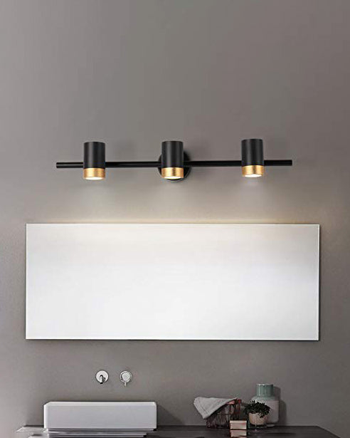 Contemporary Black Mirror Wall Light