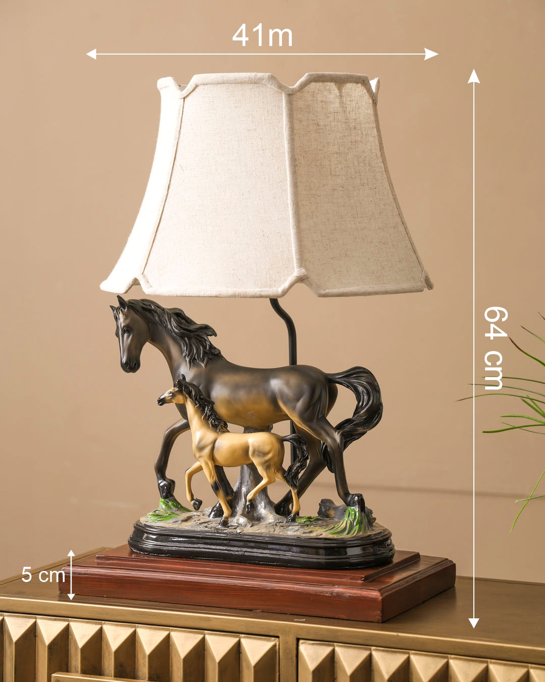'The Equine Guardian' Horse Table Lamp