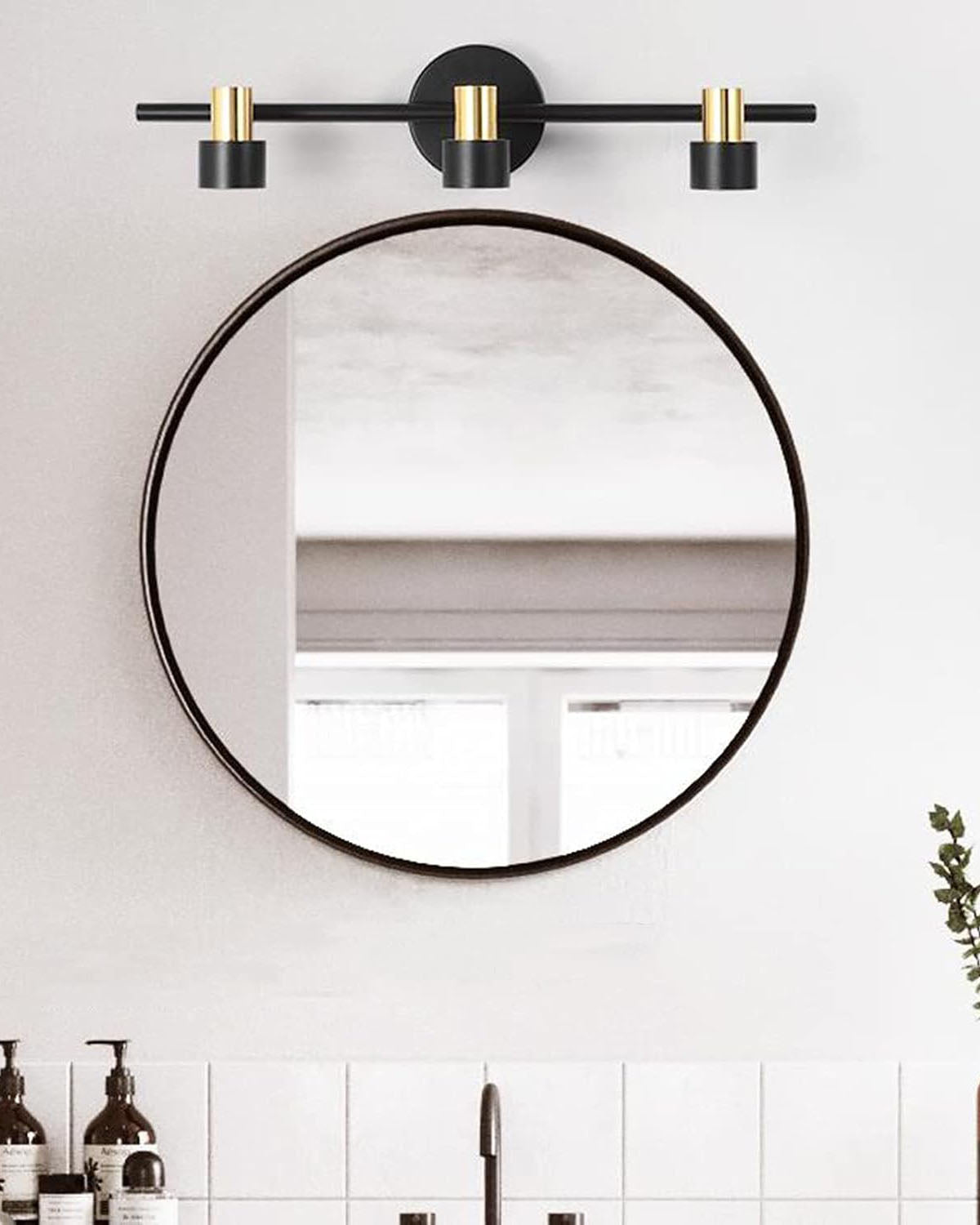 3 Head Mirror Wall Light