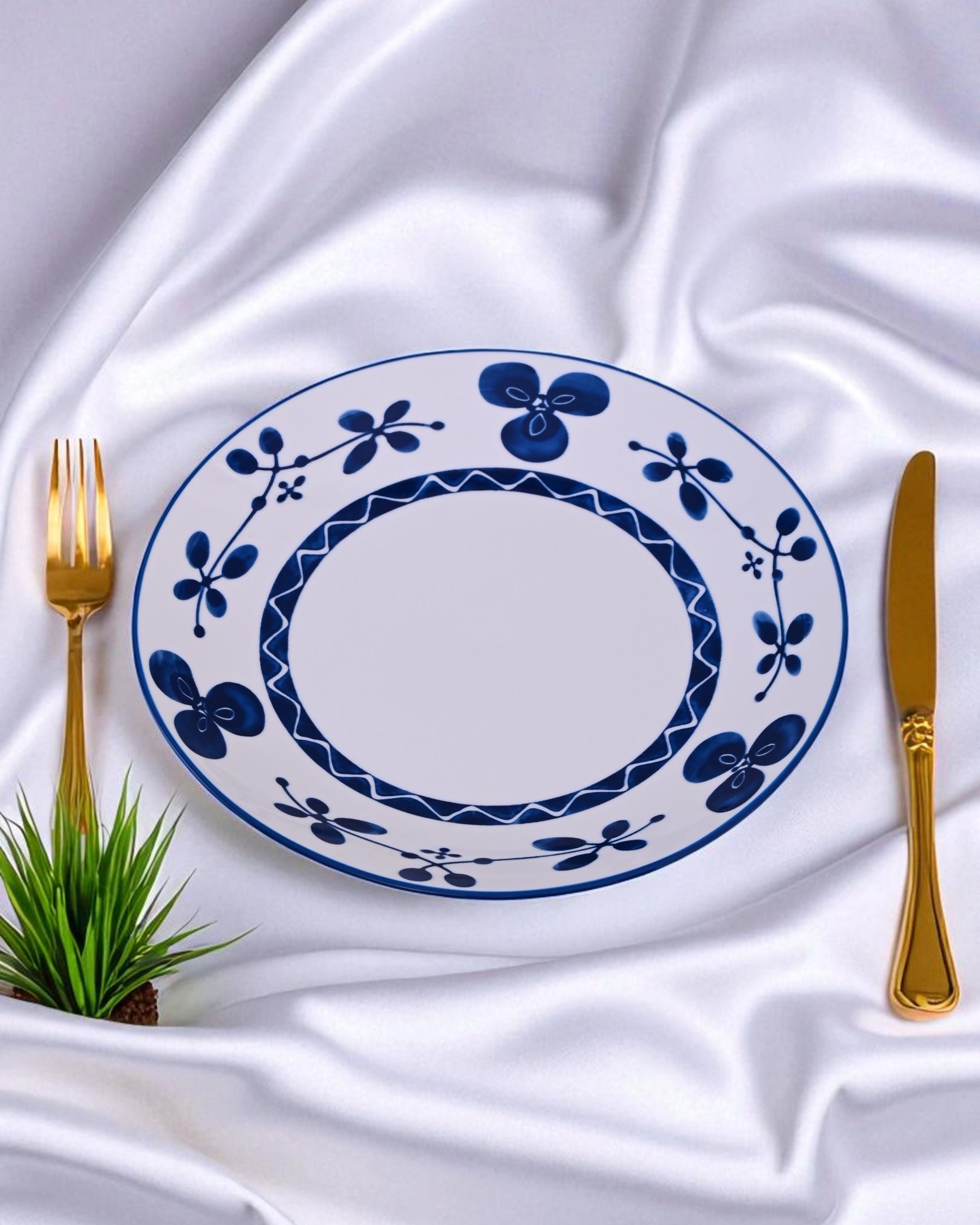 Heritage Blue & White Ceramic Platter