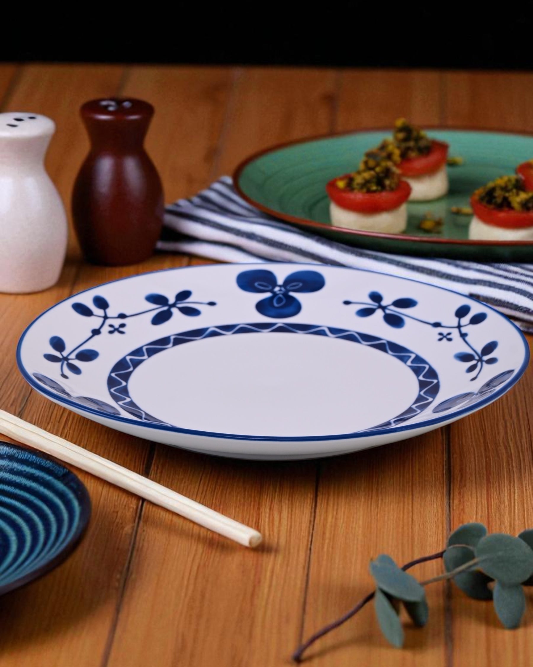 Heritage Blue & White Ceramic Platter