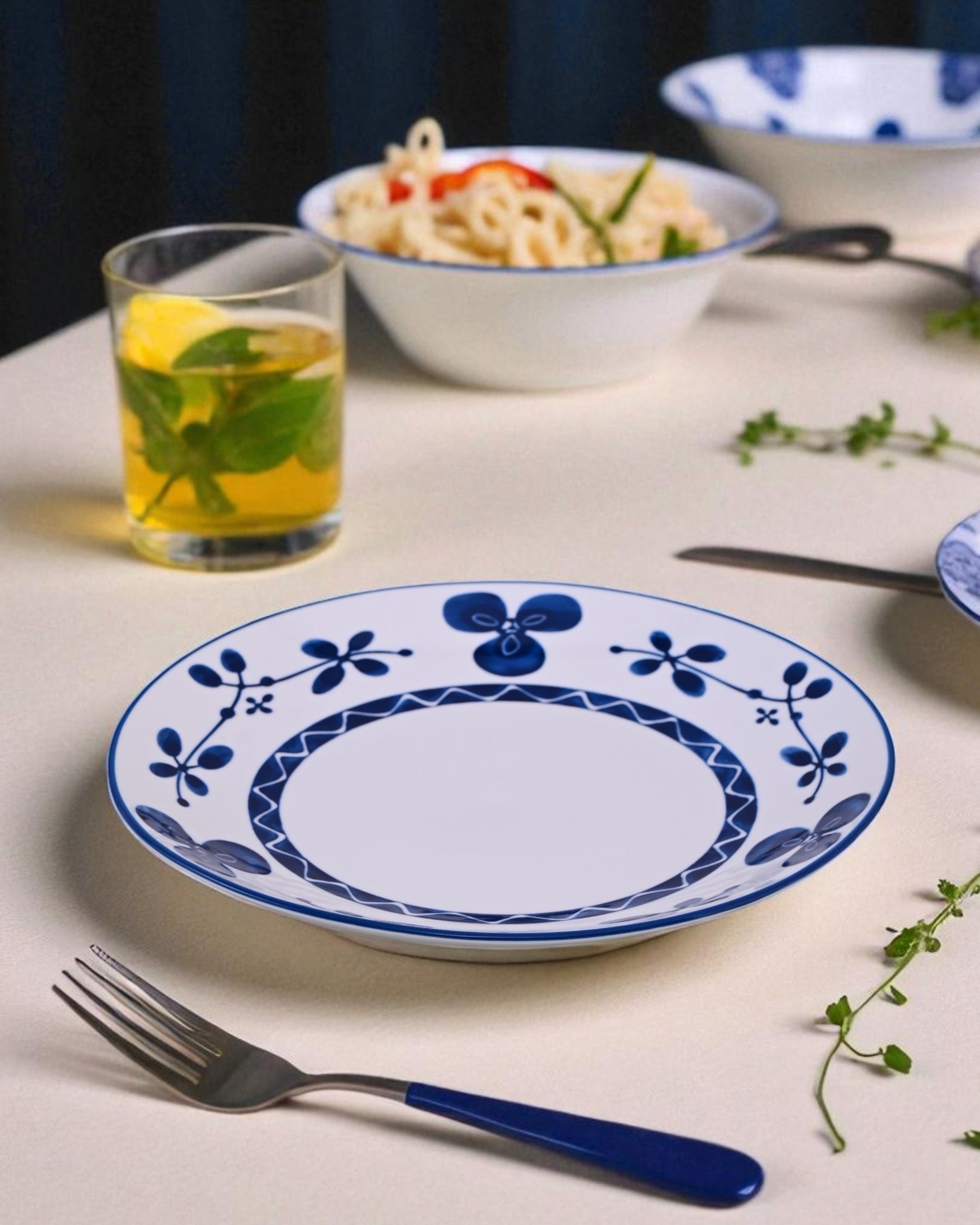 Heritage Blue & White Ceramic Platter