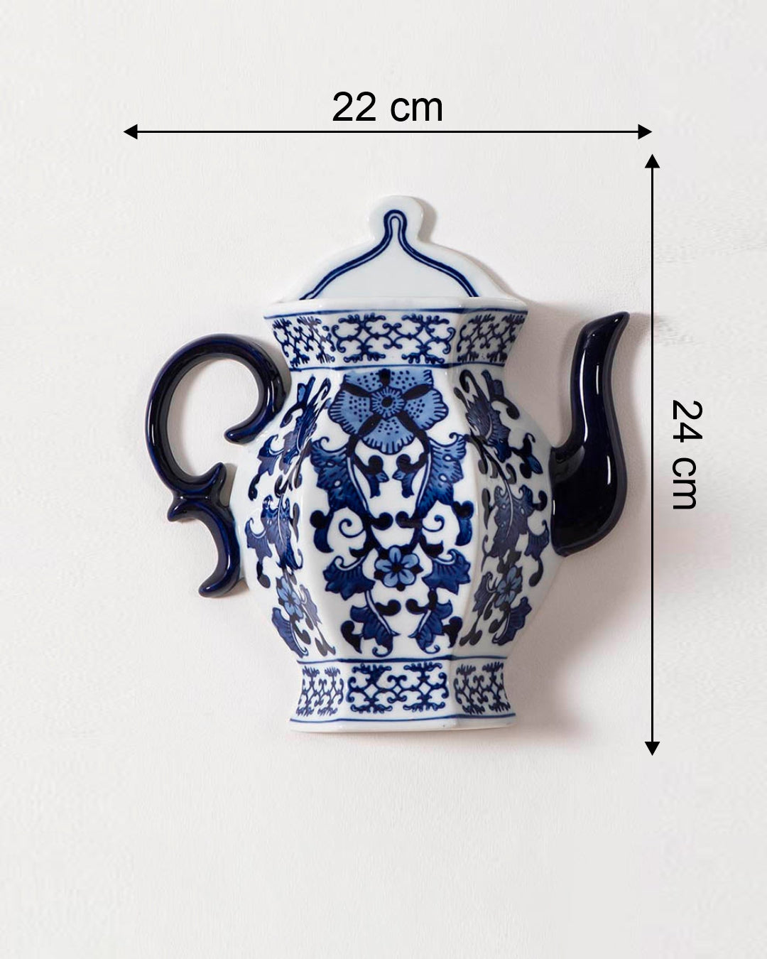 Rendezvous with Blue - Wall Mounted Planter Kettle