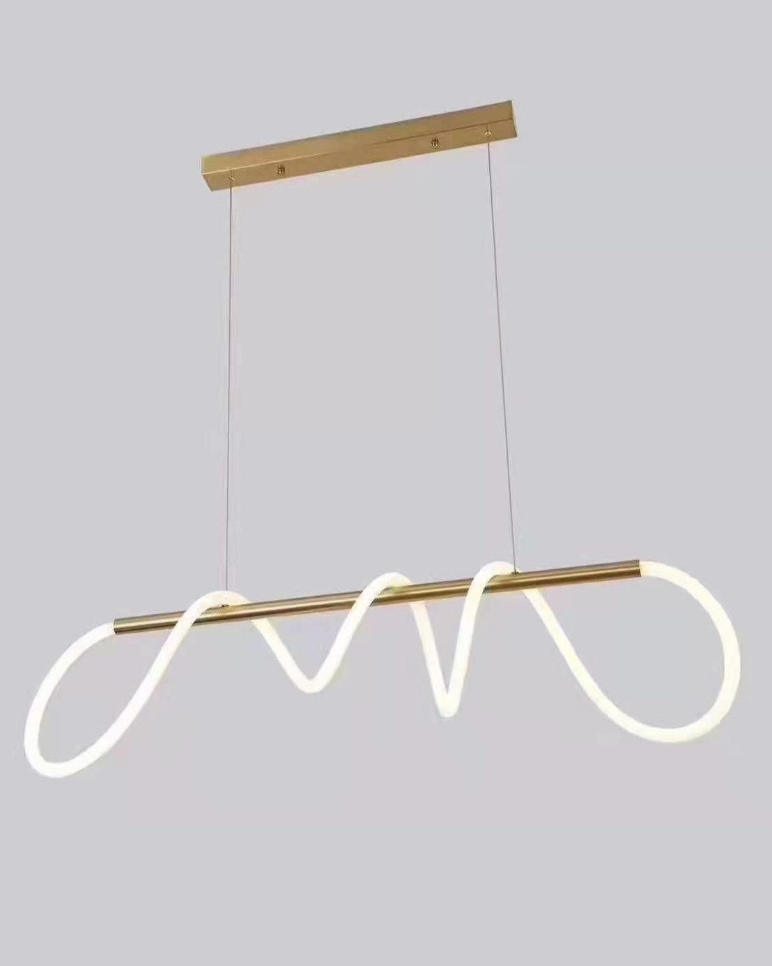 "Luma Wave" Linear LED Chandelier