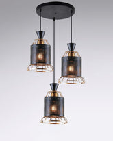 Industrial Luxe Hanging Pendant Light