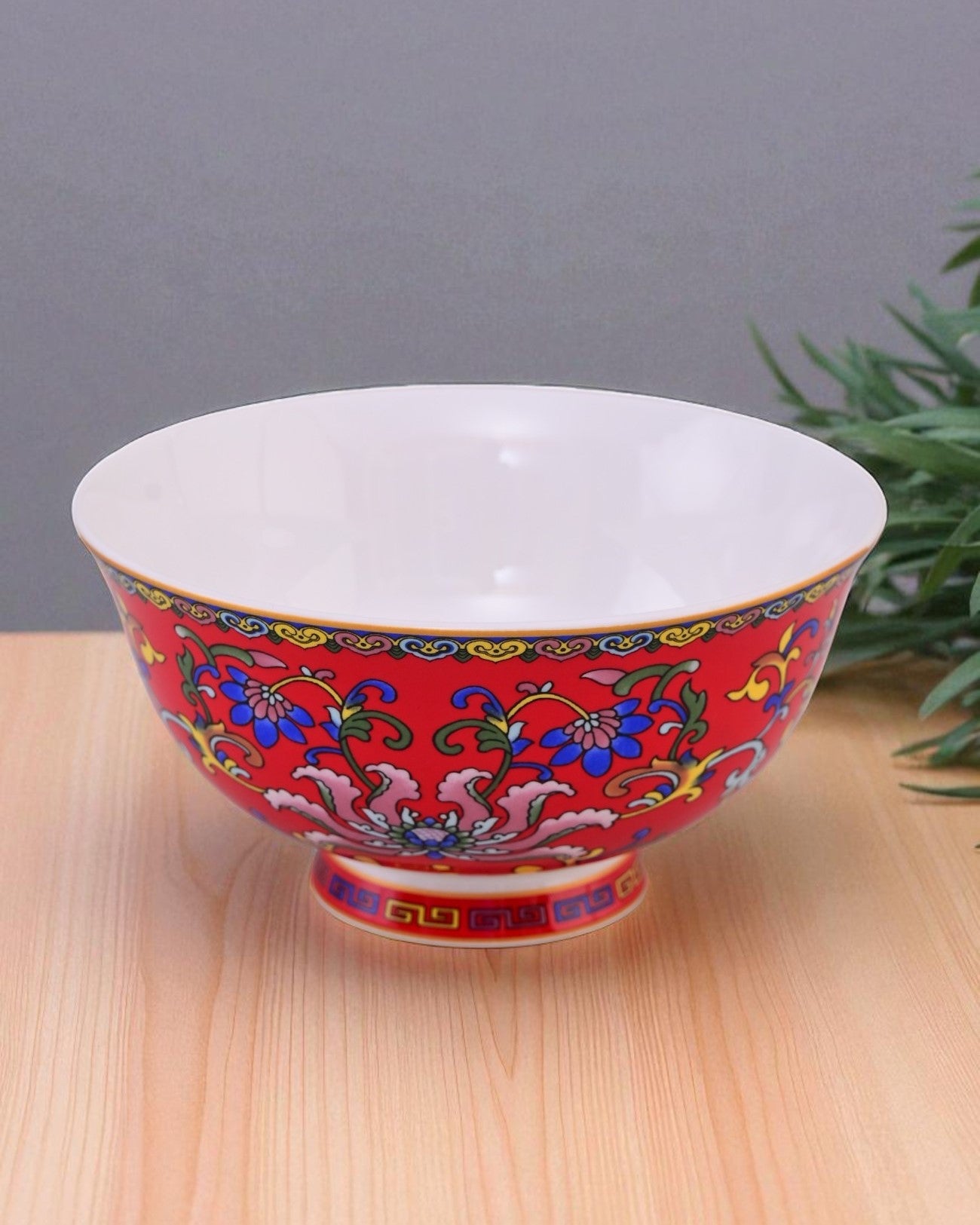 Classic Floral Motif Katori - Set Of 6