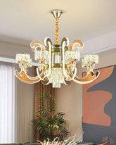 Regal Glow Crystal Chandelier