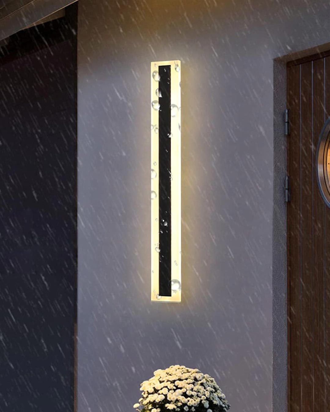 Exterior Black Long Wall Light - The Decor Kart