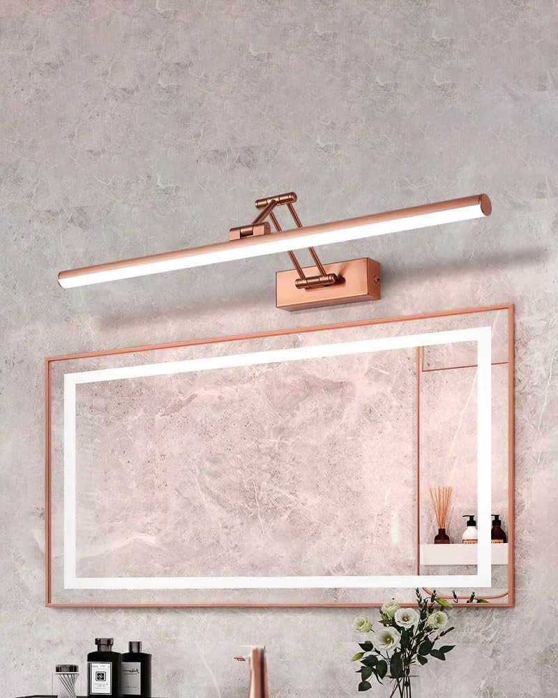 Cabinet Mirror Wall Light - Rose Gold