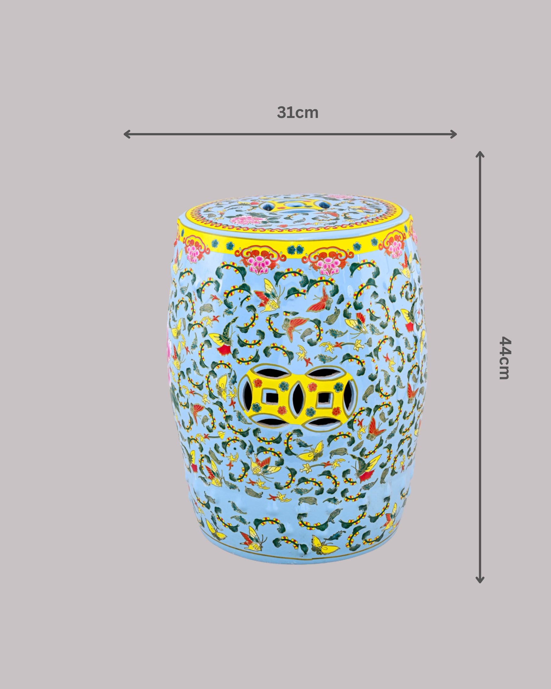 Sky Blossom Garden Stool