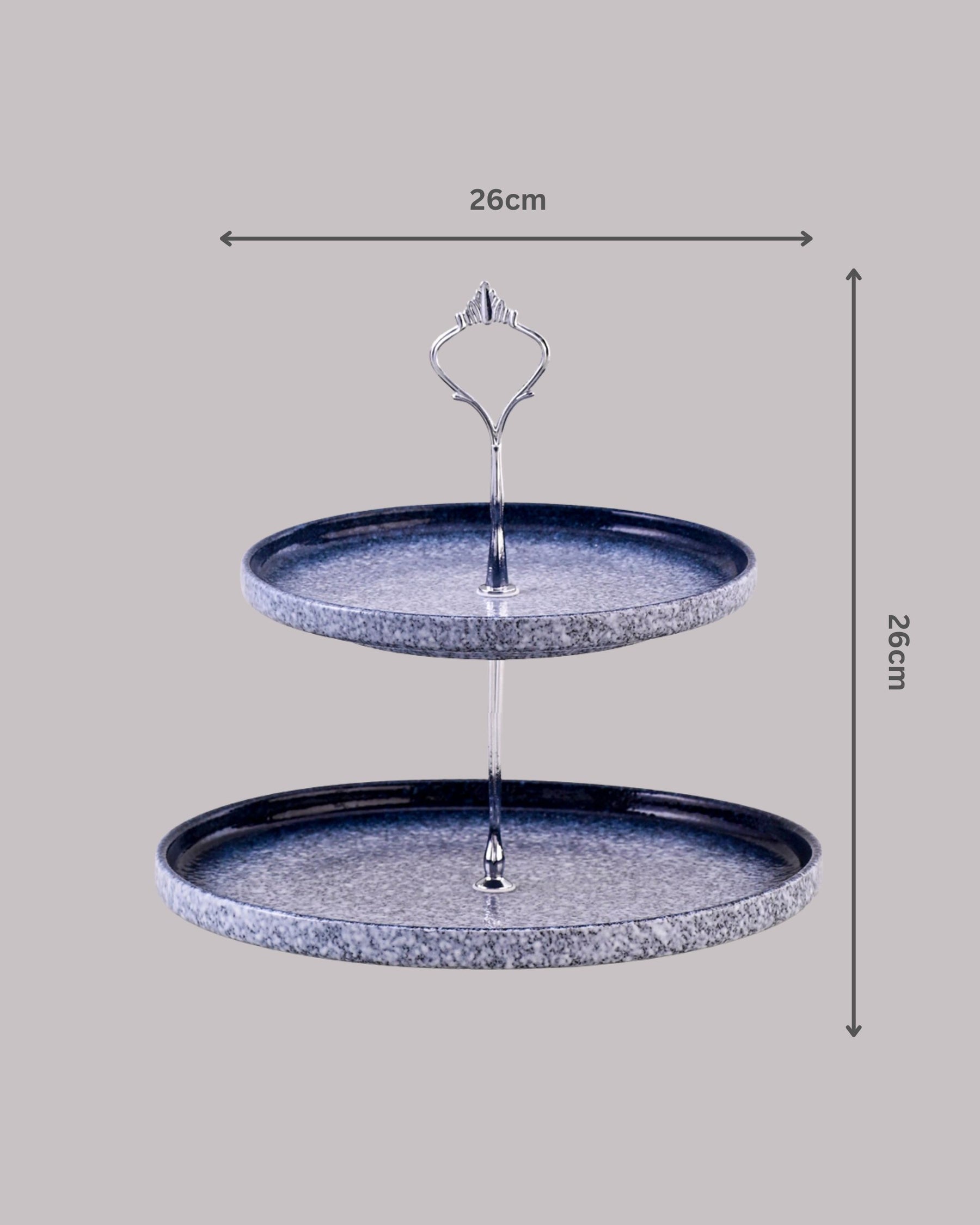 Deep Sea 2-Tier Cake Stand