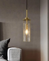 Golden Prism Pendant Light