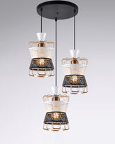 Starry Night Cage Pendant Light - Clear