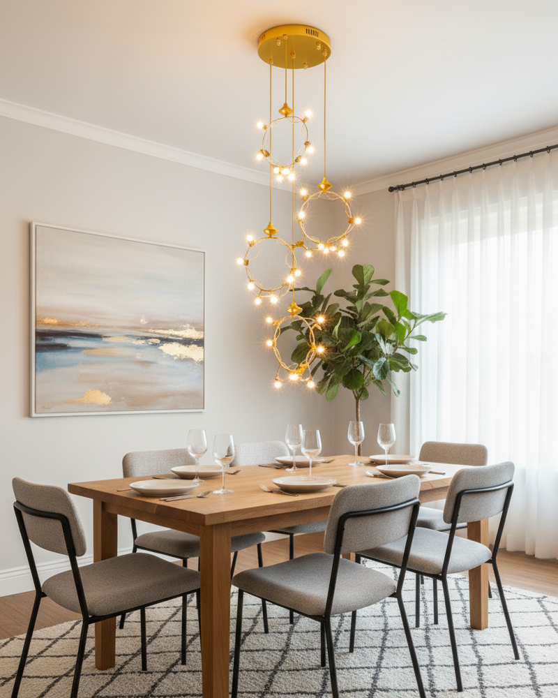 Celestial Rings Pendant Light