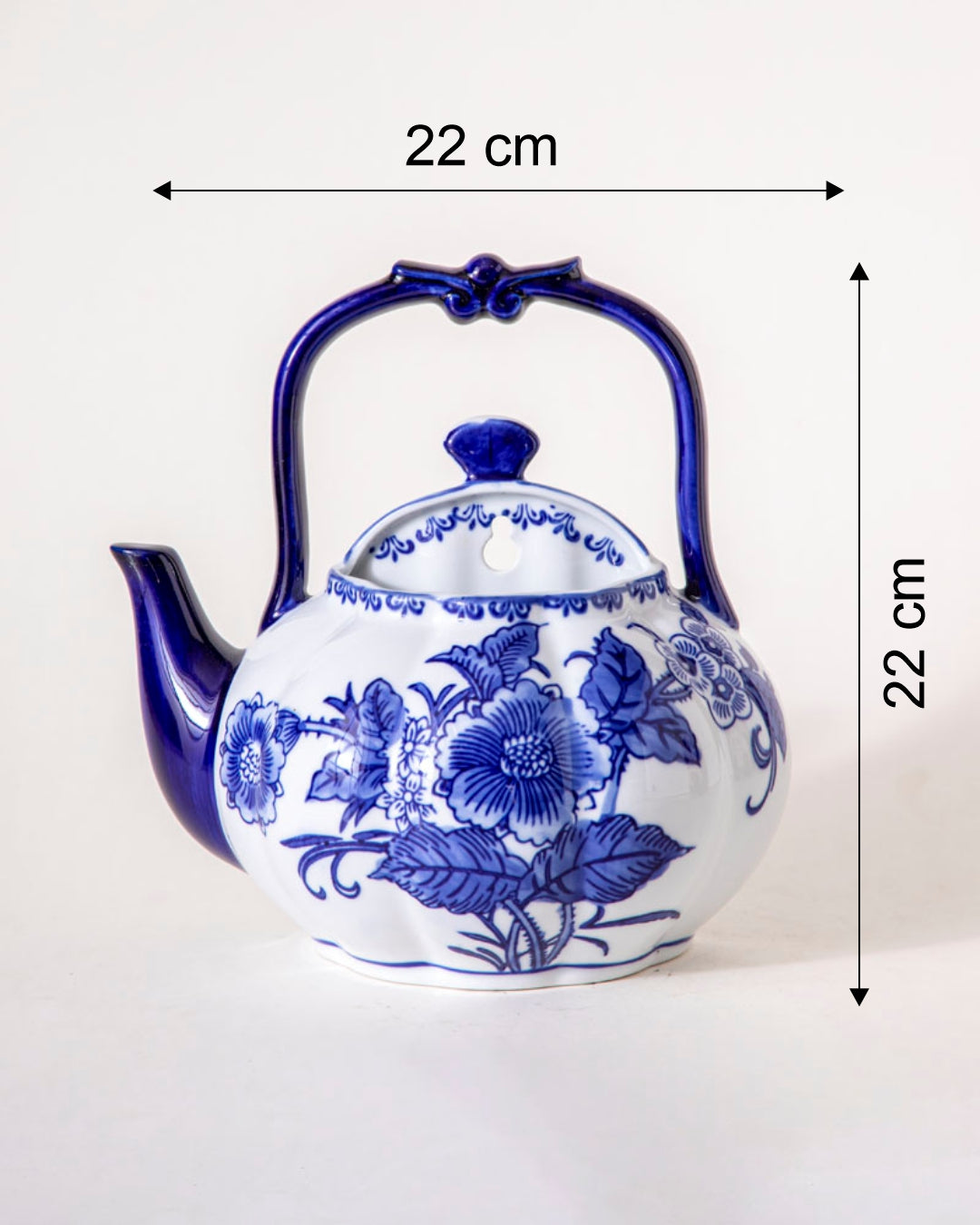 Rendezvous with Blue - Wall Mounted Planter Kettle