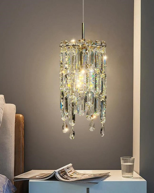 Crystal Rainfall Pendant Light
