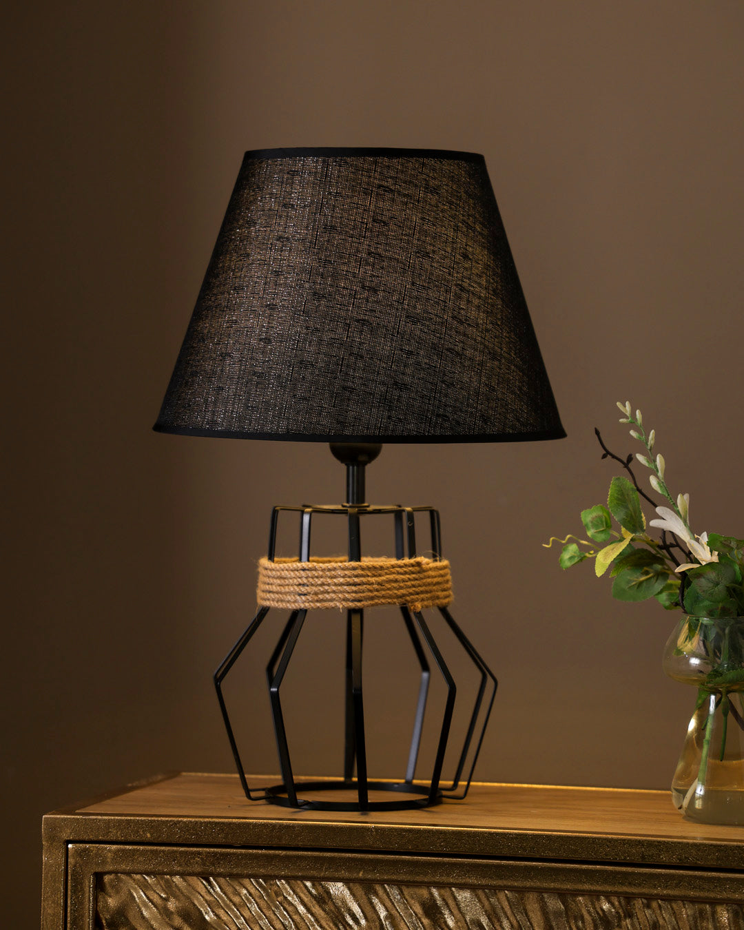 Ebony Table Lamp