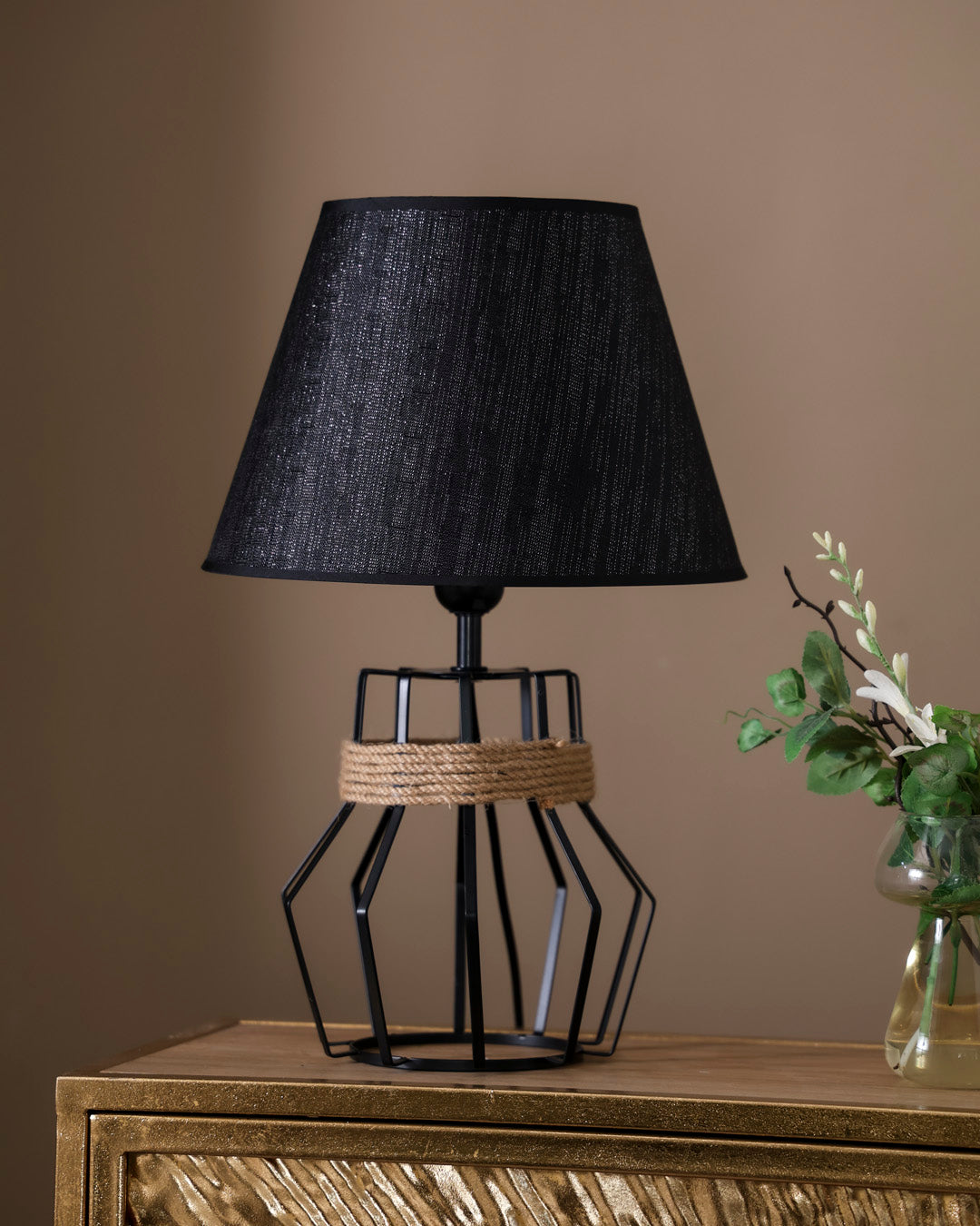 Ebony Table Lamp