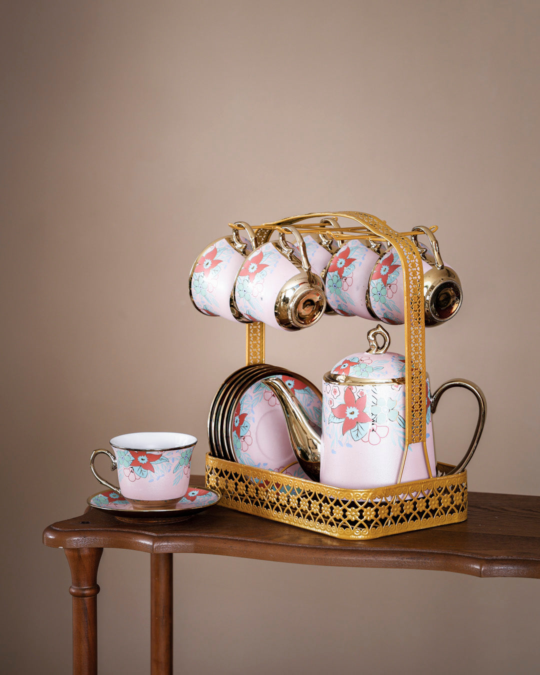 Dahlia - 14-Piece Tea Set with Stand