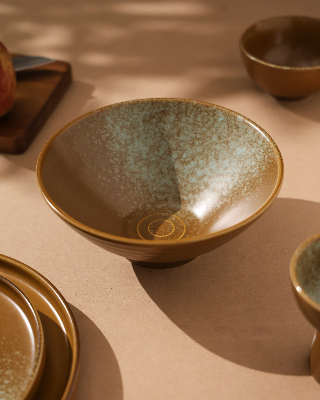 Desert Dune Ceramic Serving Bowl